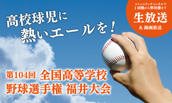 全国高等学校野球選手権 福井大会